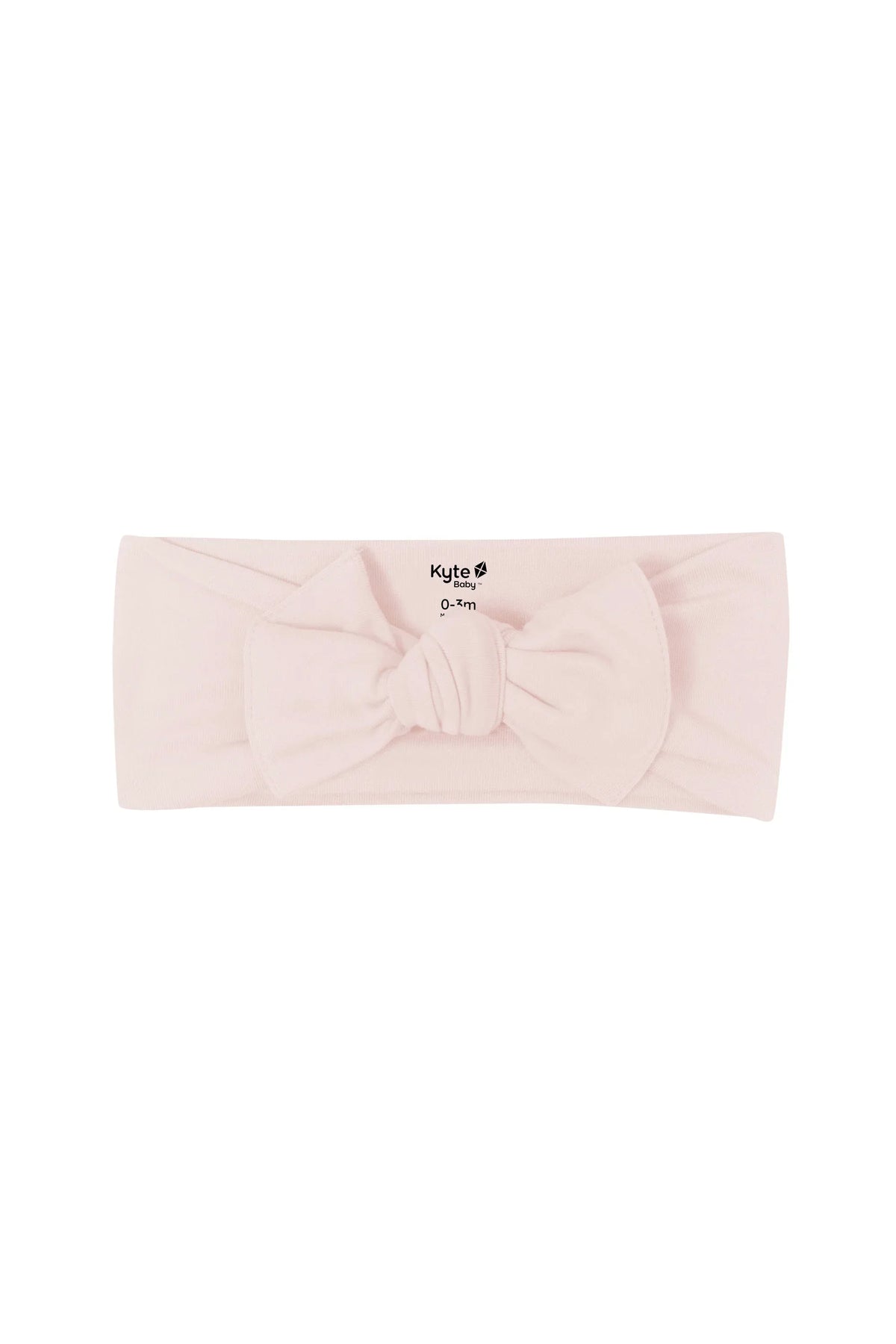 Knotted Bow Headband in Blush