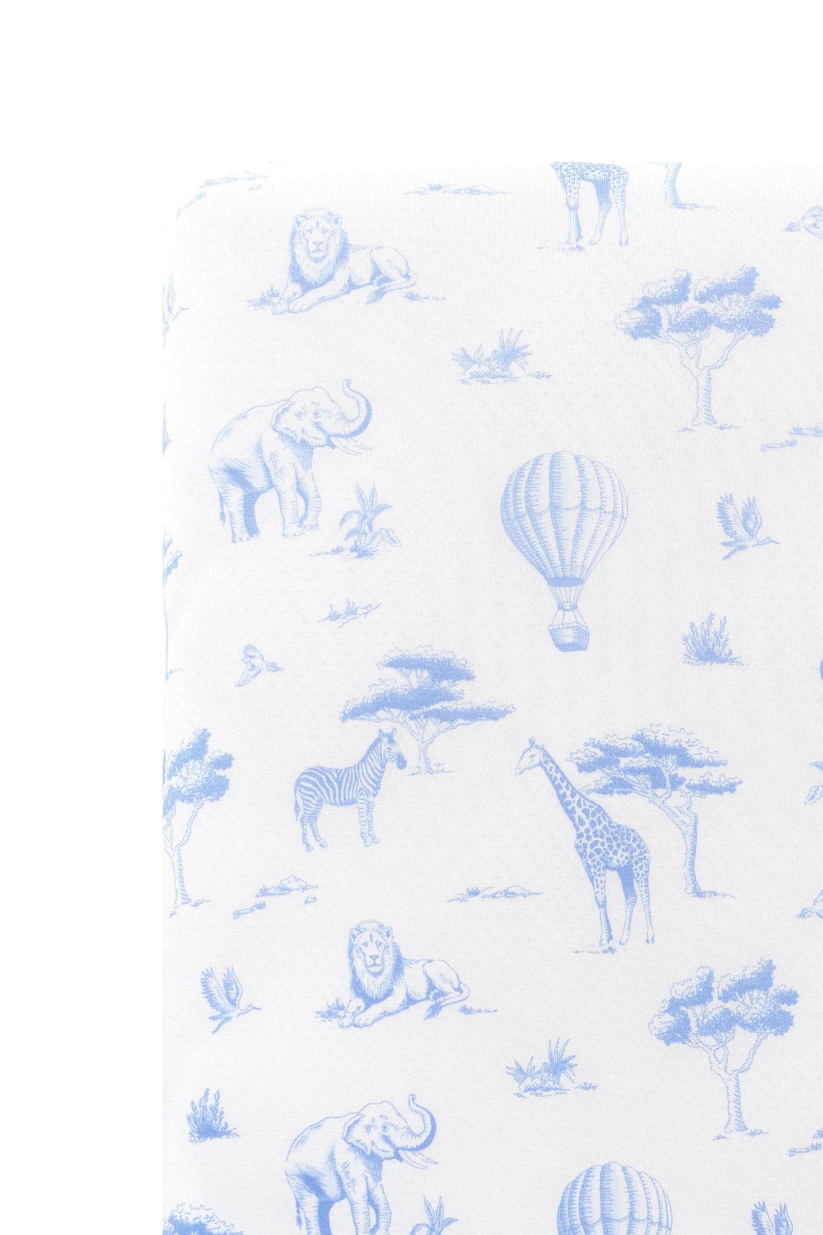 Twin Sheet in Toile Safari