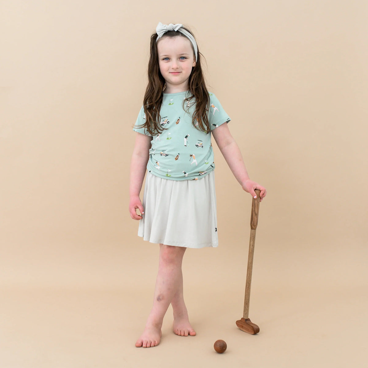 Toddler Basic Tee in Golf