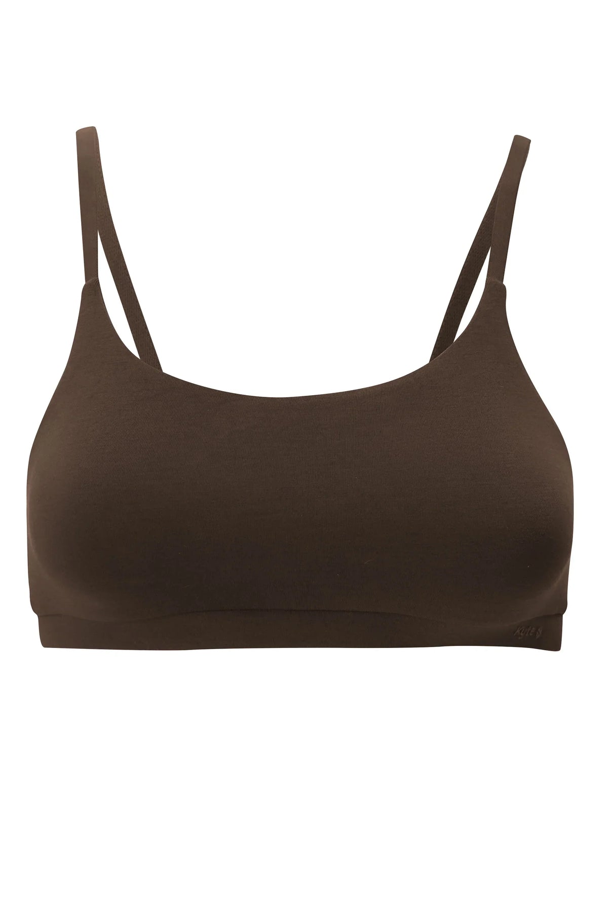 Women's Scoop Neck Bralette in Toffee