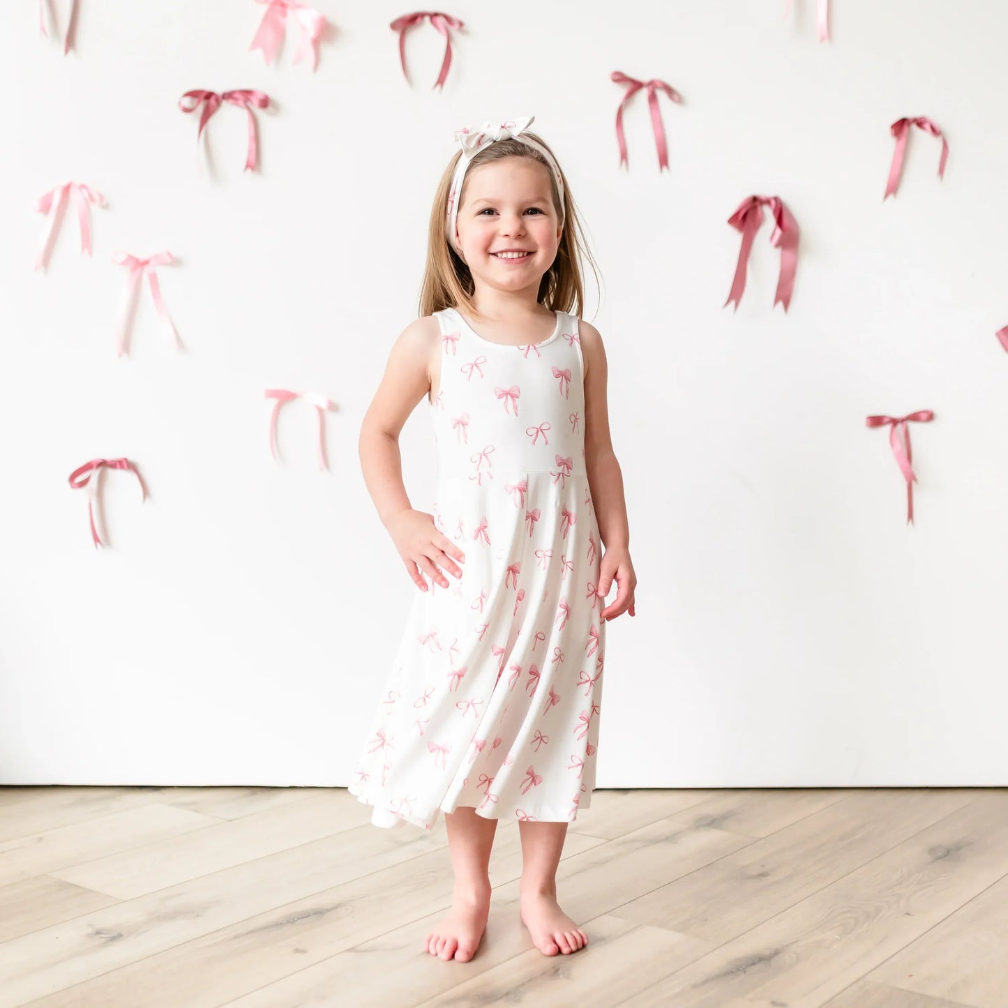 Tank Twirl Dress in Bow