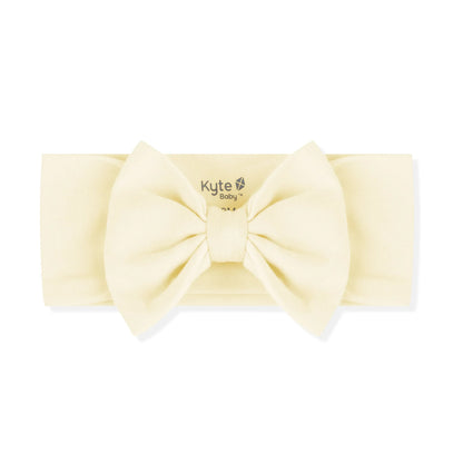 Bow Headband in Chamomile