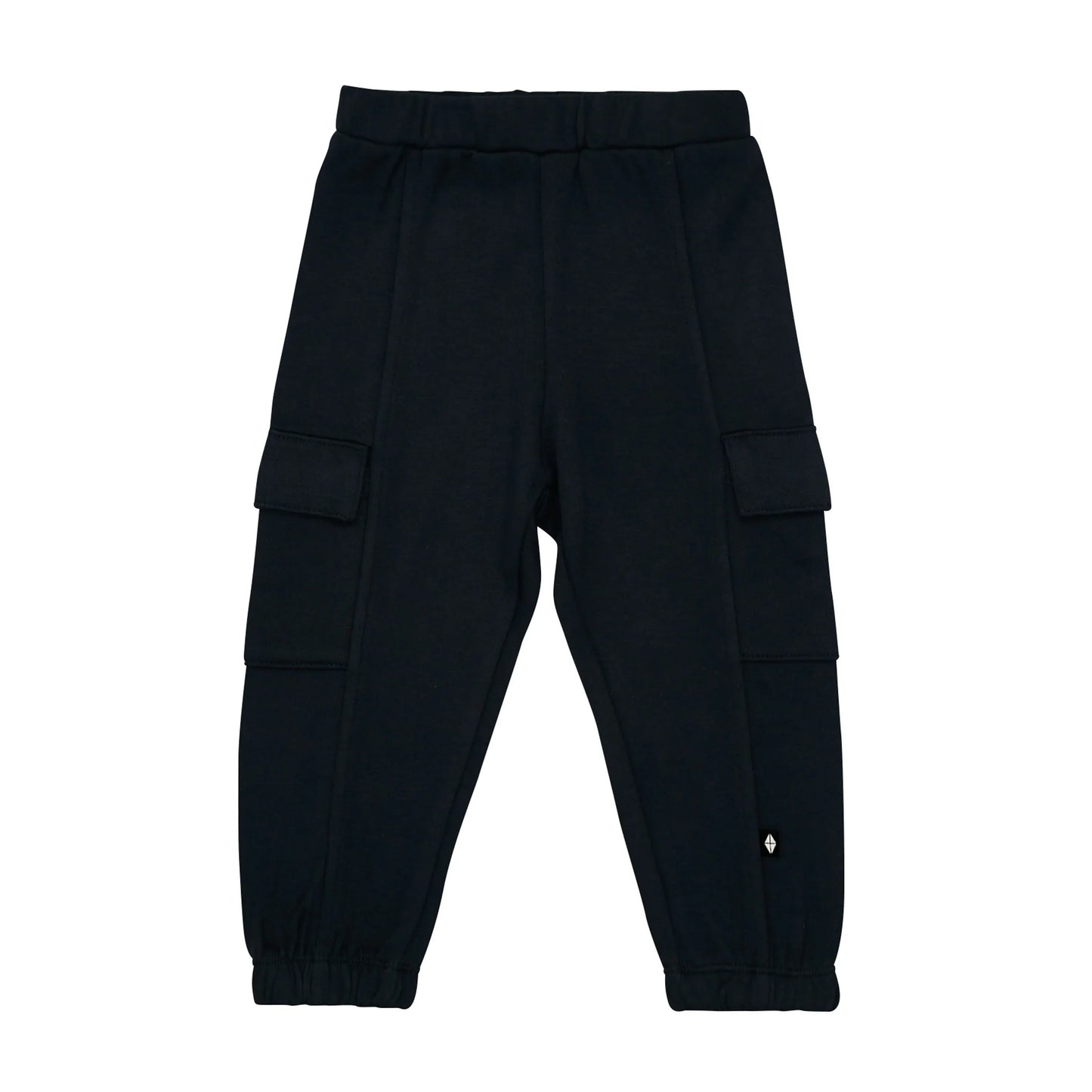 Fleece Cargo Pants in Midnight