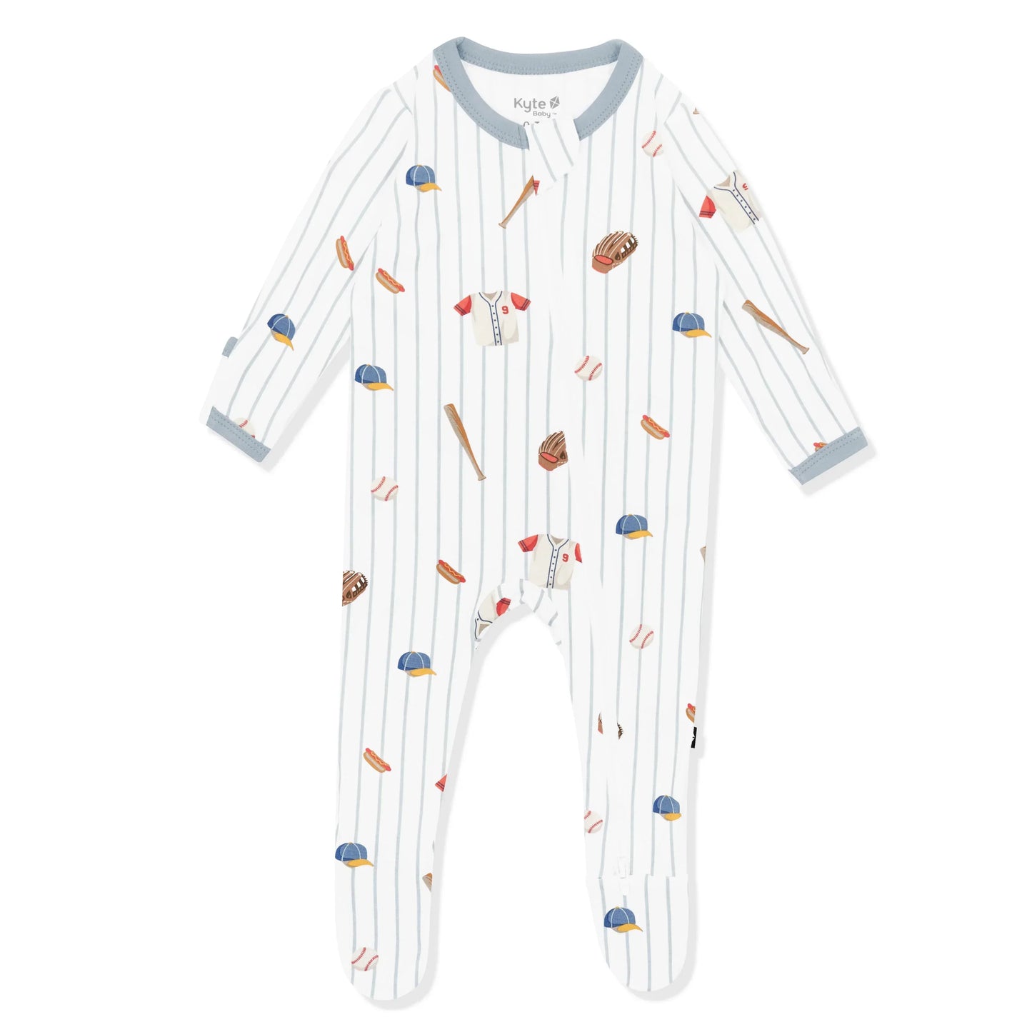 Zippered Footie in Home Run