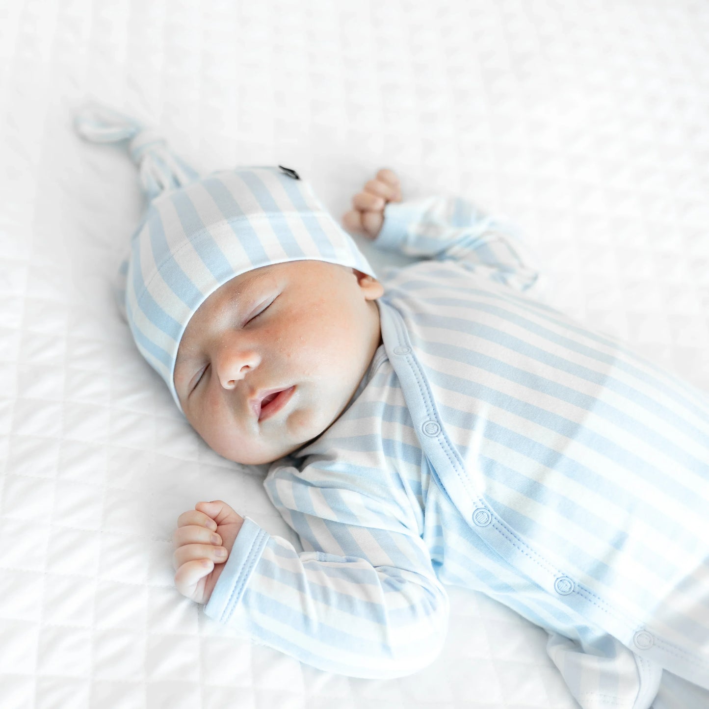 Take Me Home Set with Cap in Small Mist Stripe