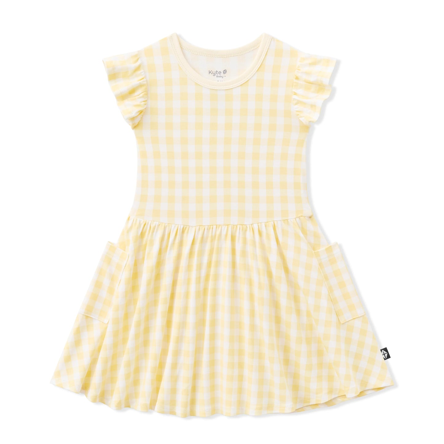 Pocket Dress in Gingham Chamomile