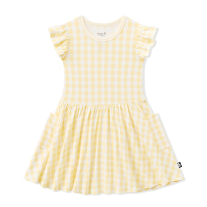 Pocket Dress in Gingham Chamomile