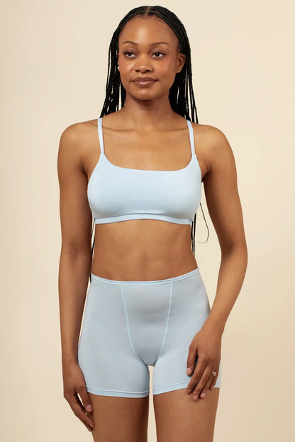 Women's Scoop Neck Bralette in Breeze