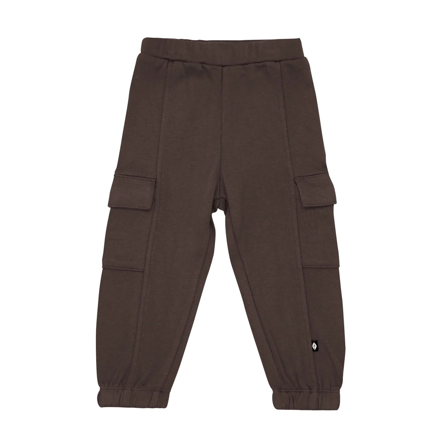 Fleece Cargo Pants in Espresso