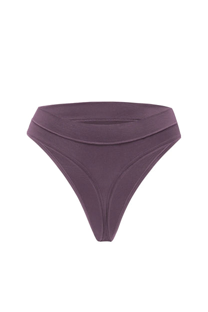 Women's Thong in Currant