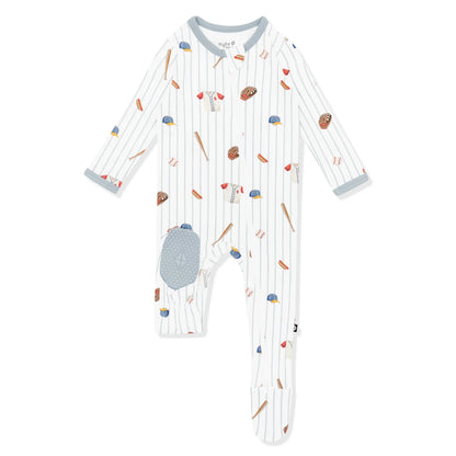 Zippered Footie in Home Run