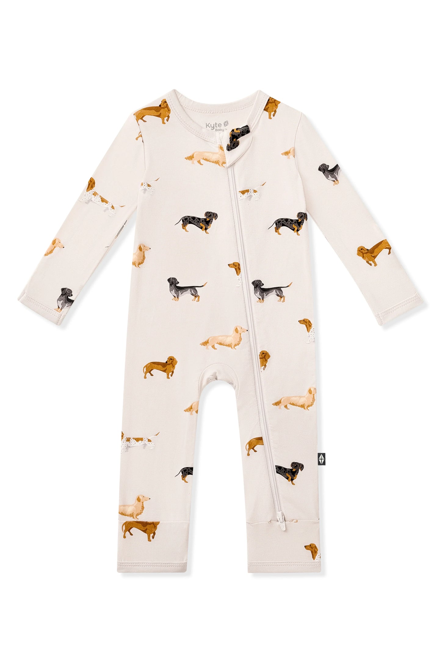 Zippered Romper in Dachshund