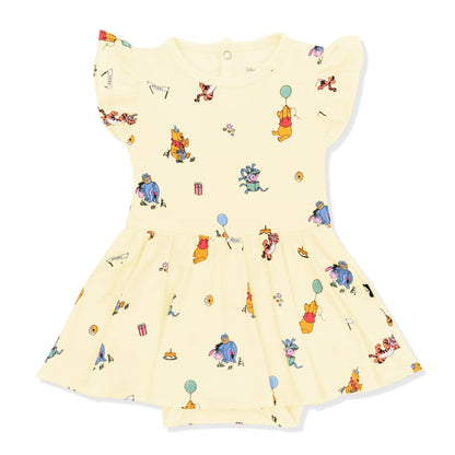 Twirl Bodysuit Dress in Winnie the Pooh Celebration