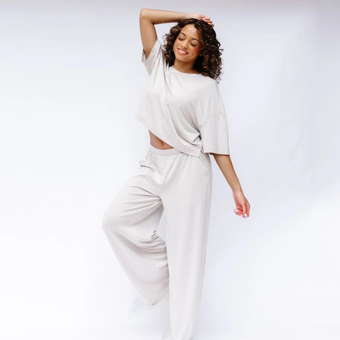 Women's Short Sleeve Tee in Oat