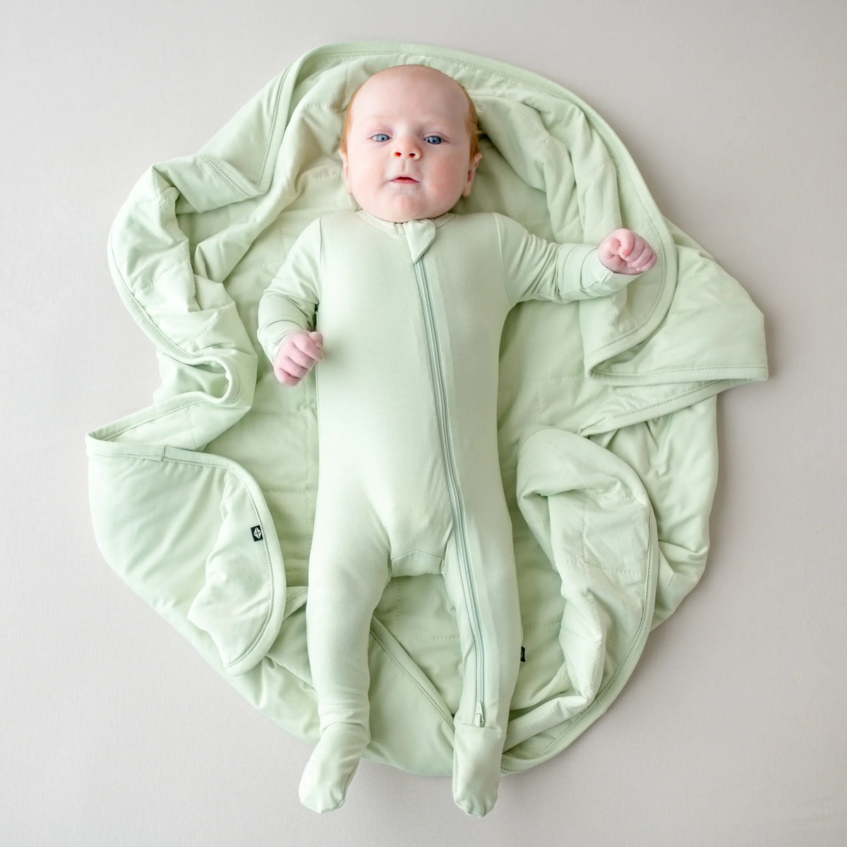 Baby Blanket in Basil 1.0