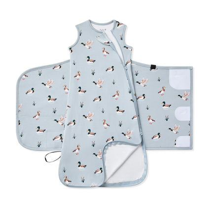 Sleep Bag Swaddler in Mallard Duck 0.5