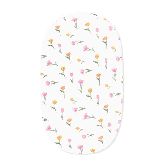 Oval Bassinet Sheet in Tulip