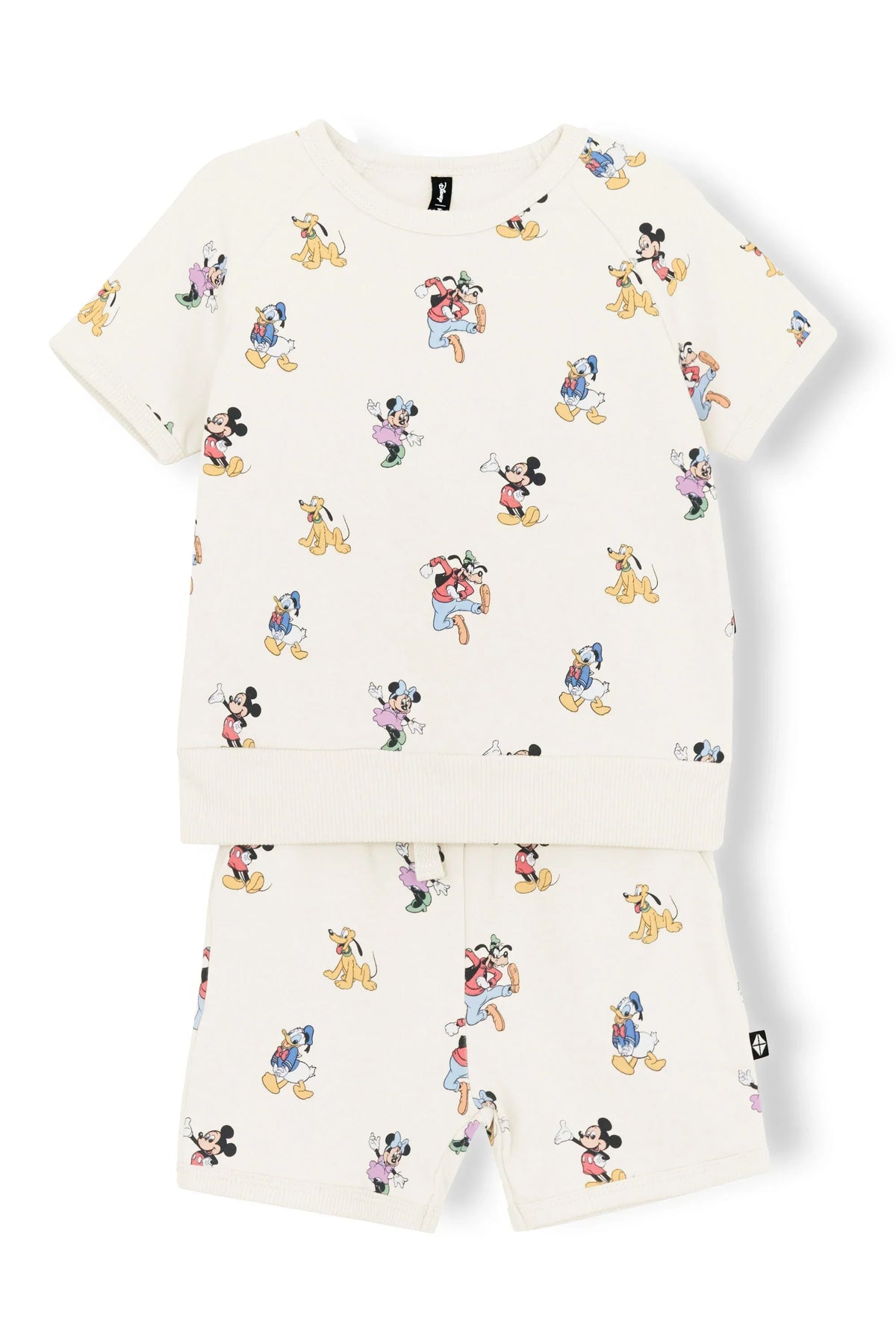Short Sleeve Jogger Set in Mickey Mouse and Friends